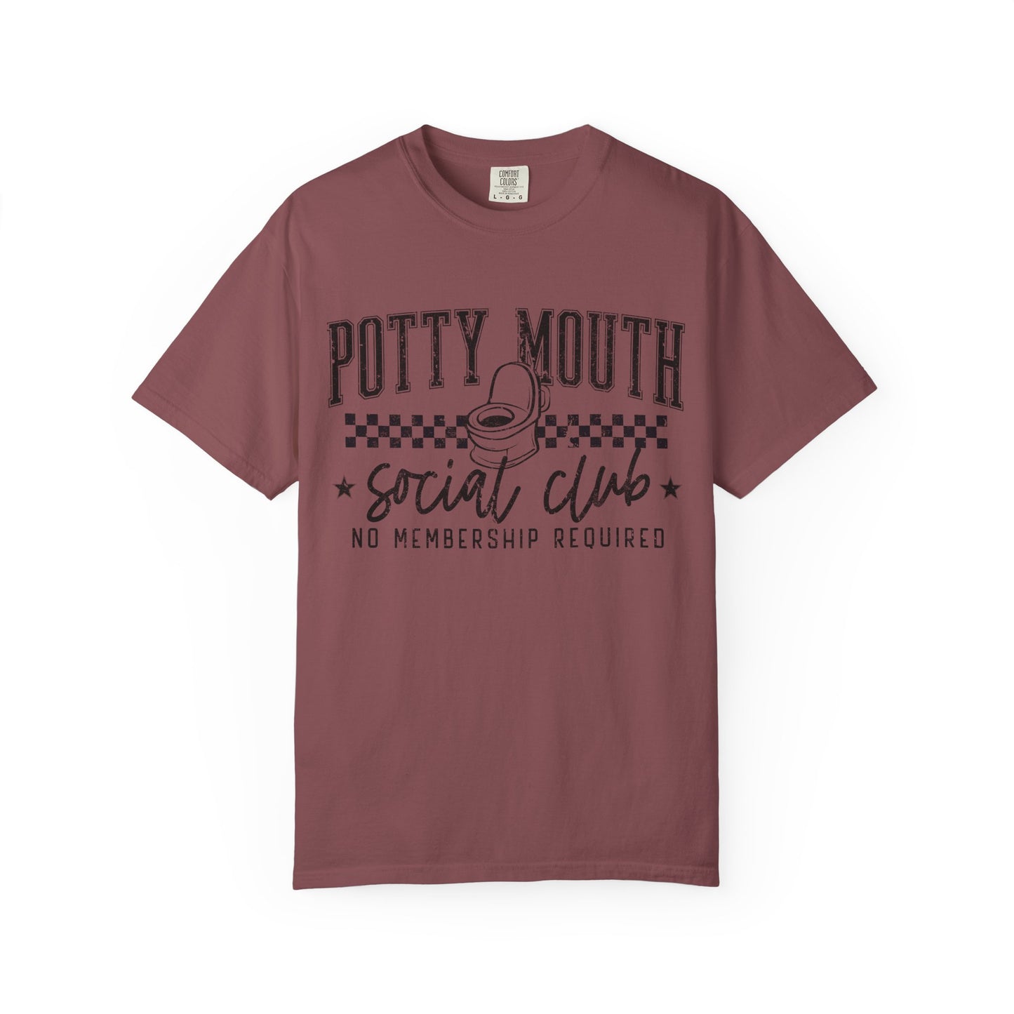 Potty Mouth Social Club T-Shirt — Funny Toilet Graphic Tee