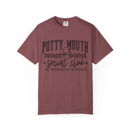 Potty Mouth Social Club T-Shirt — Funny Toilet Graphic Tee