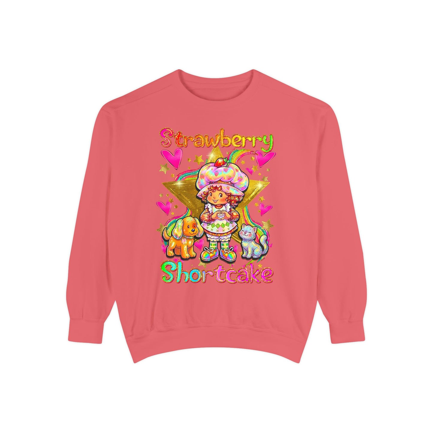 Strawberry Shortcake Sweatshirt — Vintage Cute Character Pullover