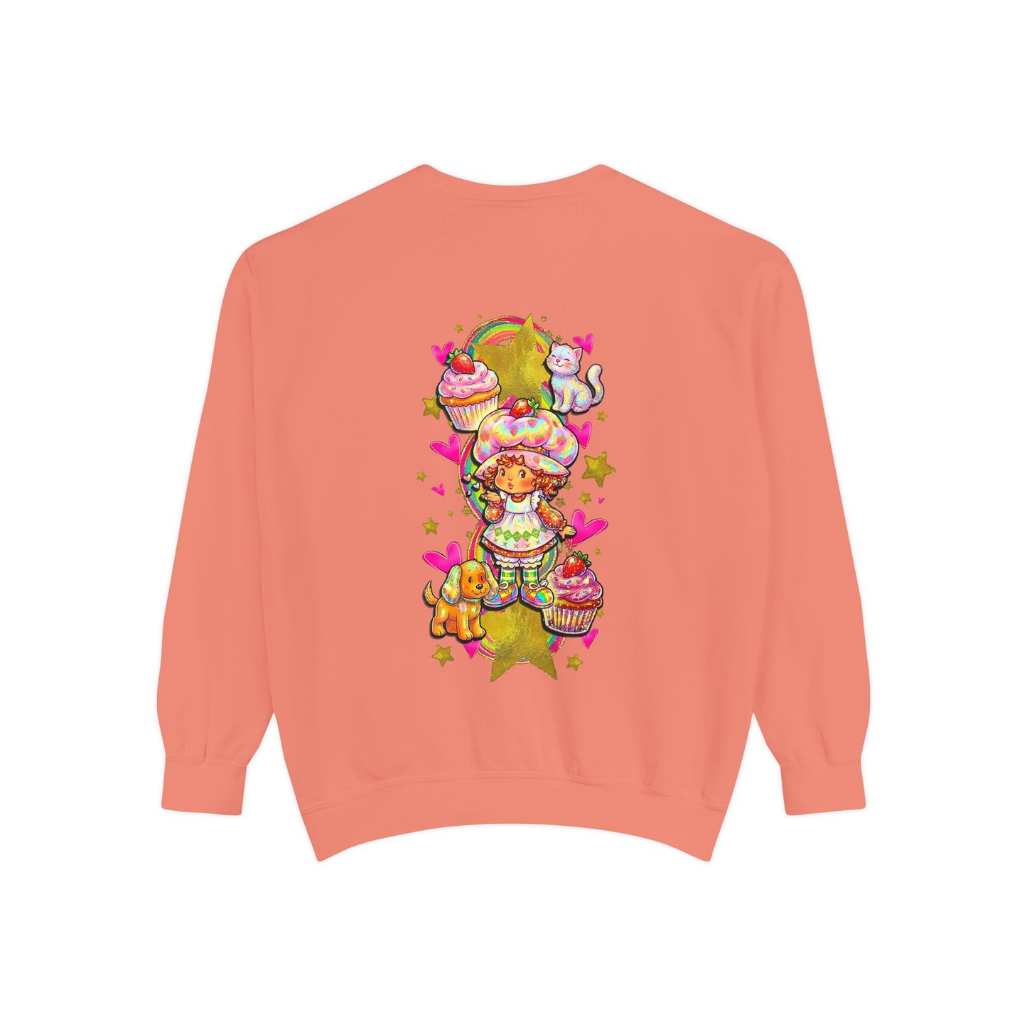 Strawberry Shortcake Sweatshirt — Vintage Cute Character Pullover