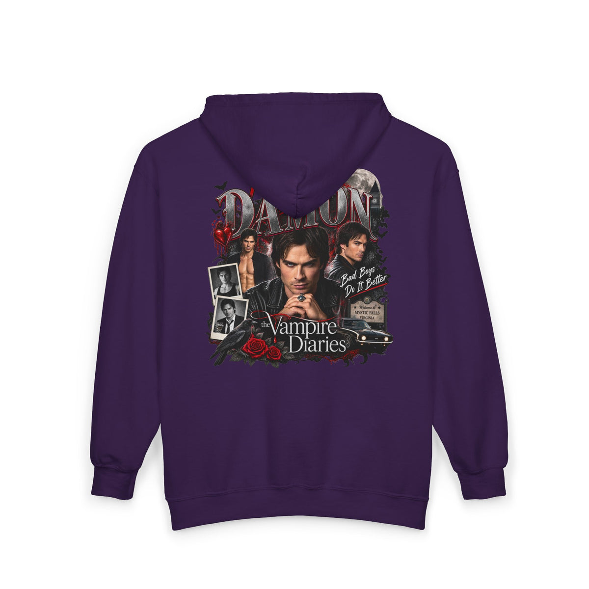 Team  Damon Unisex Heavy Blend™ Full Zip Hooded Sweatshirt