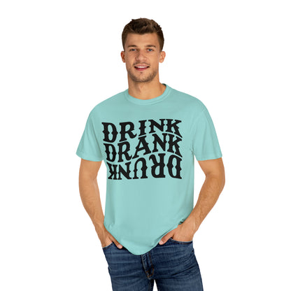 Drunk Unisex Garment-Dyed T-shirt