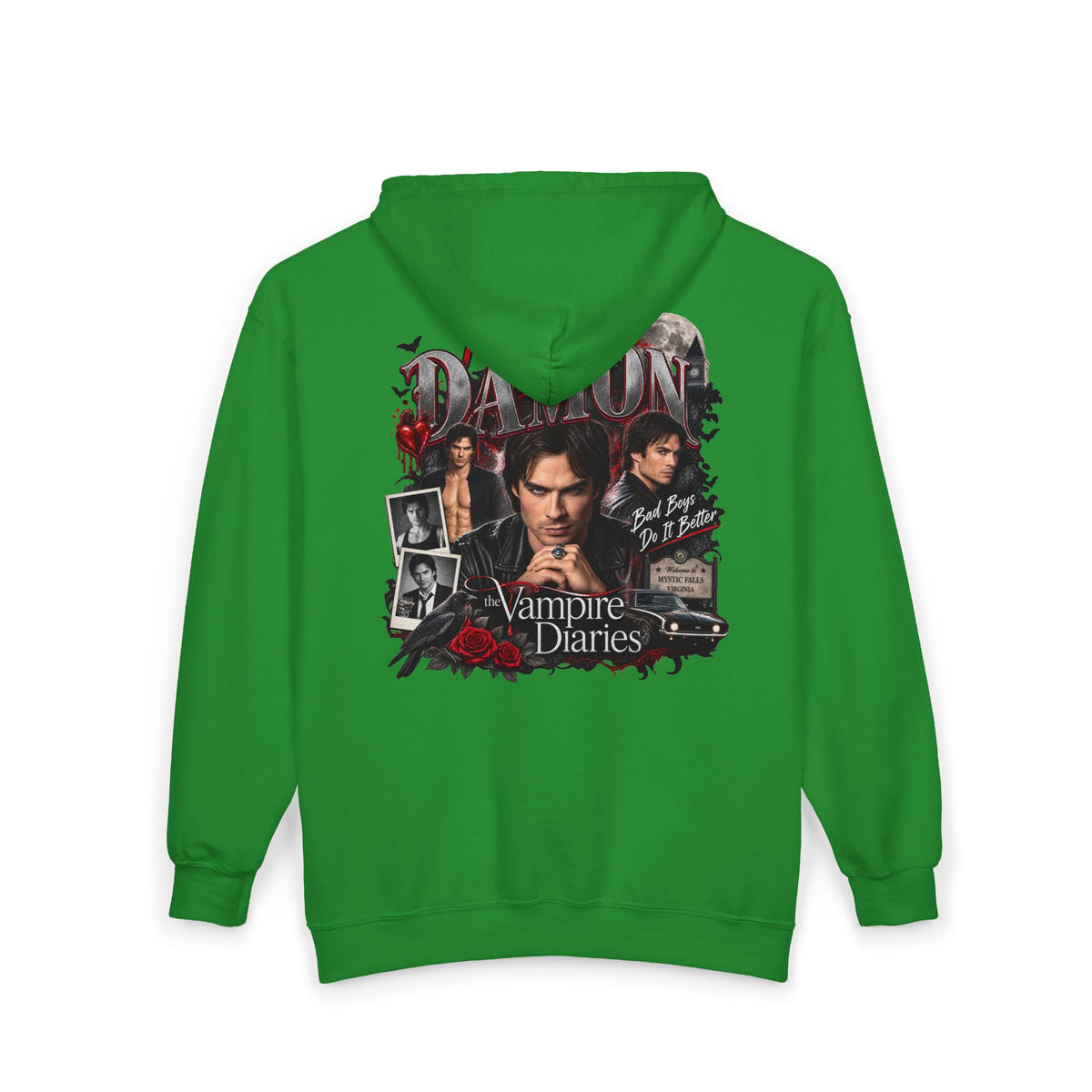 Team  Damon Unisex Heavy Blend™ Full Zip Hooded Sweatshirt