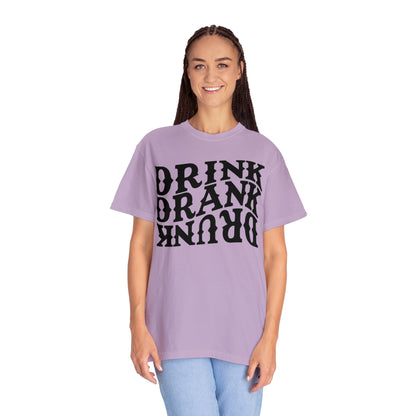 Drunk Unisex Garment-Dyed T-shirt