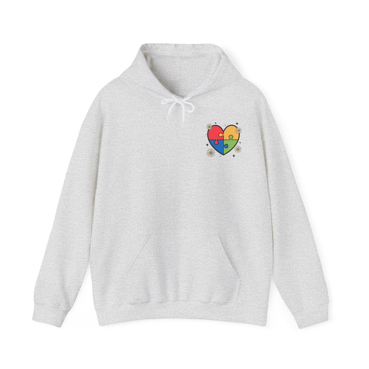 love doesn't need words Unisex Heavy Blend™ Hooded Sweatshirt