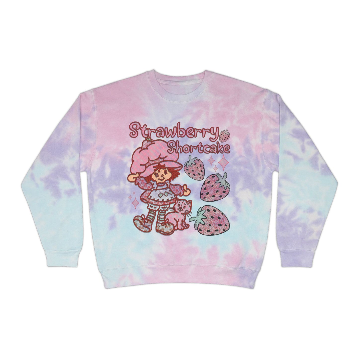 Strawberry Shortcake Tie-Dye Sweatshirt