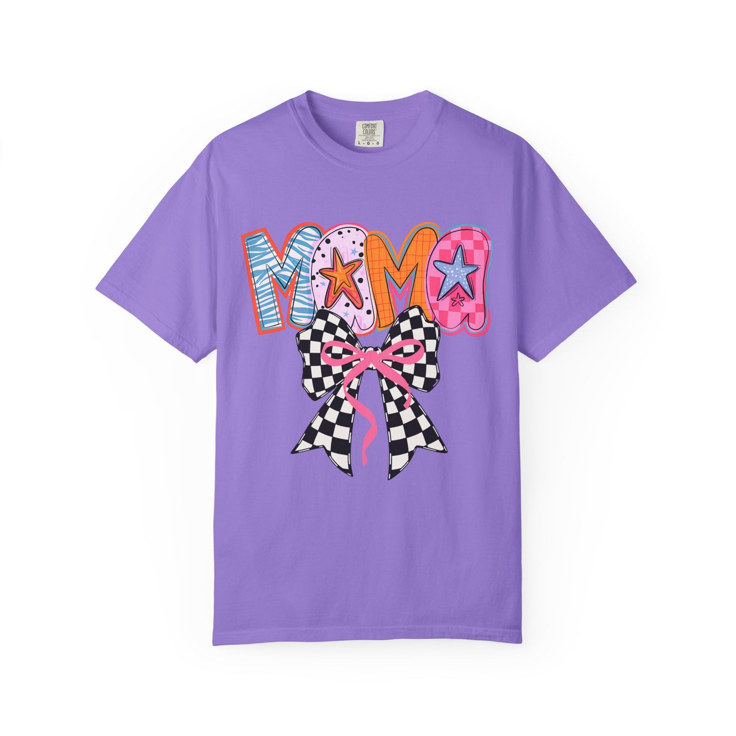 Vibrant Mom T-Shirt | Fun Gift for Mothers, Cute Family Outing Tee, Mother's Day Apparel, Colorful Graphic Shirt, Casual Everyday Wear