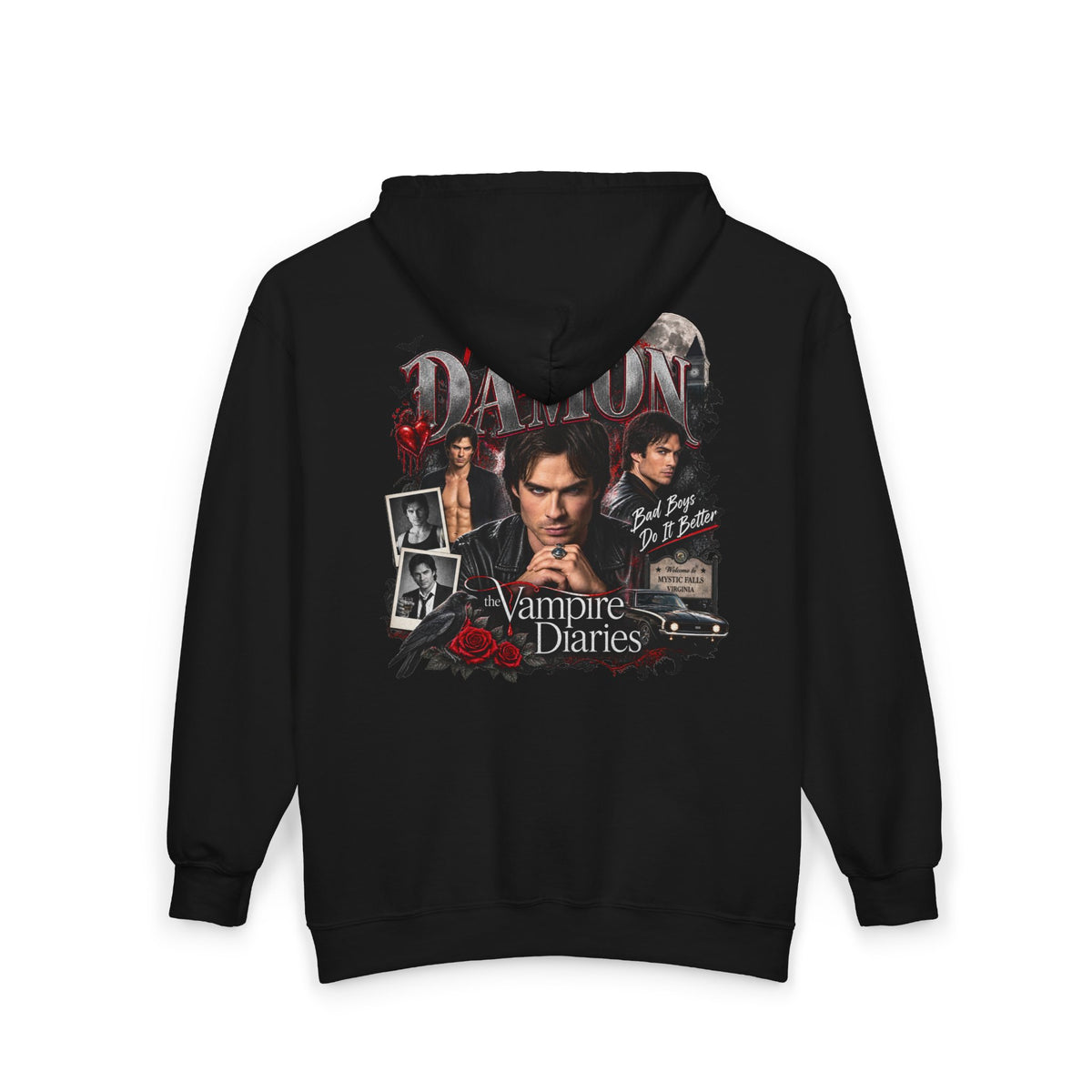 Team  Damon Unisex Heavy Blend™ Full Zip Hooded Sweatshirt