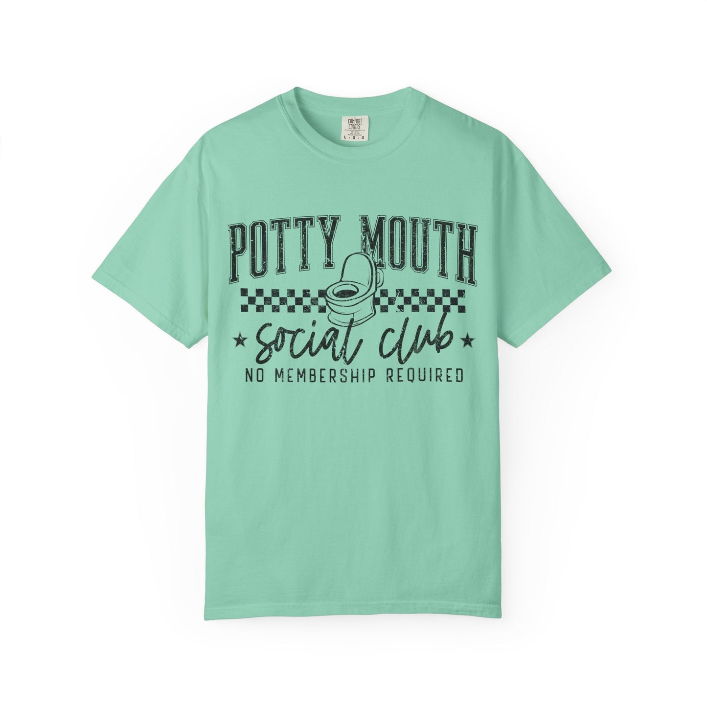 Potty Mouth Social Club T-Shirt — Funny Toilet Graphic Tee