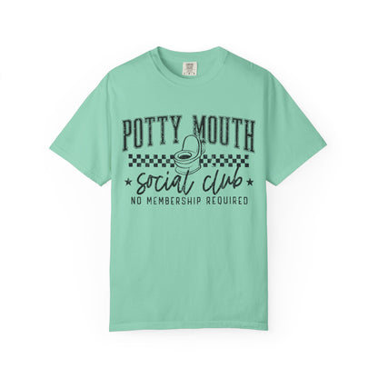 Potty Mouth Social Club T-Shirt — Funny Toilet Graphic Tee