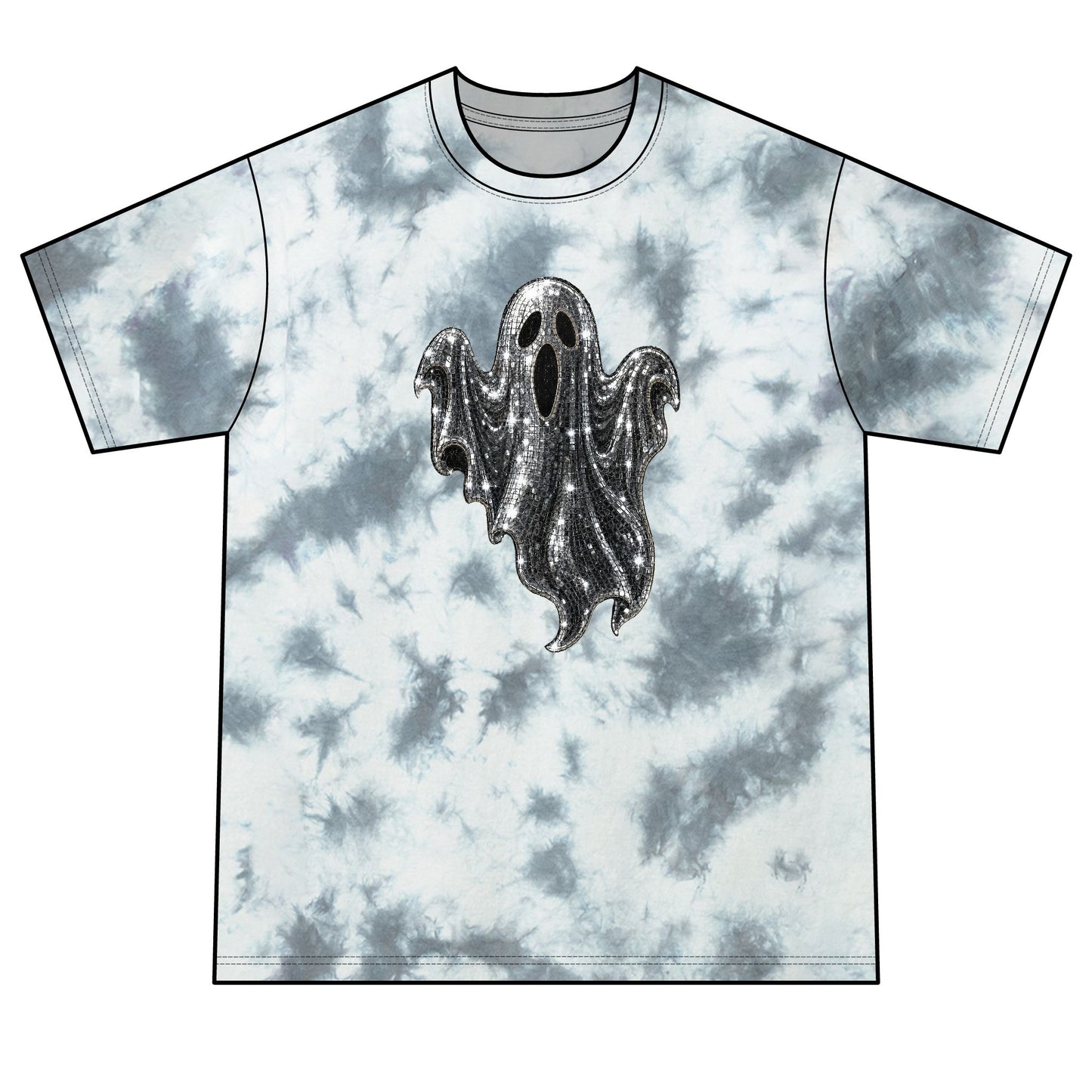 Ghost Unisex Crystal Tie-Dye Tee