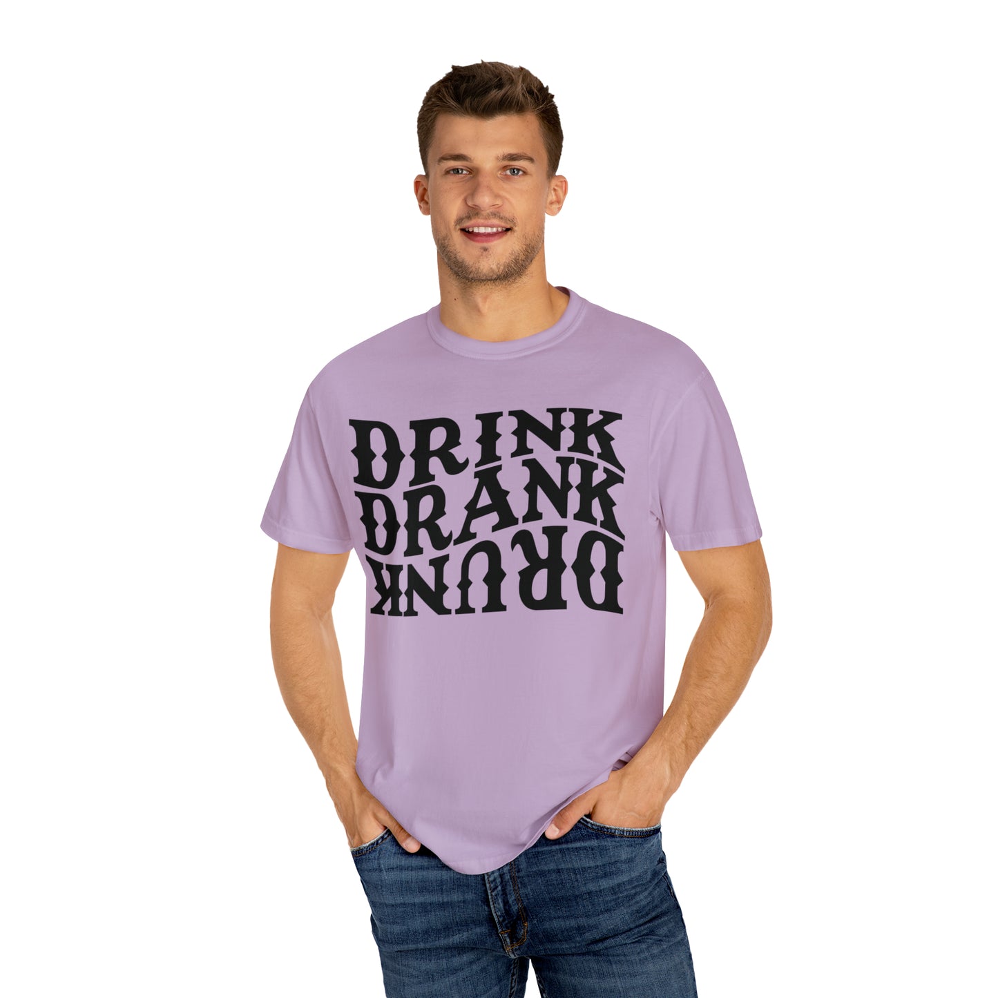 Drunk Unisex Garment-Dyed T-shirt