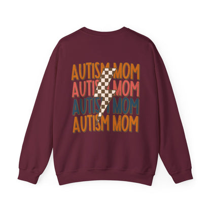 autism mom Unisex Heavy Blend™ Crewneck Sweatshirt