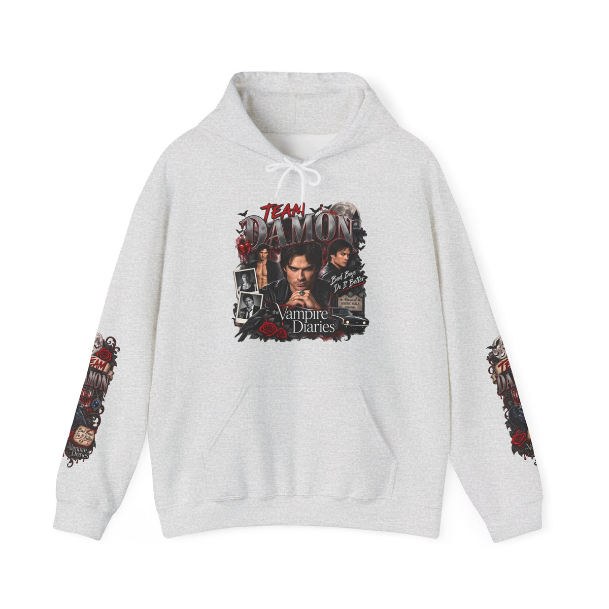 Team Damon Unisex Heavy Blend™ Hooded Sweatshirt