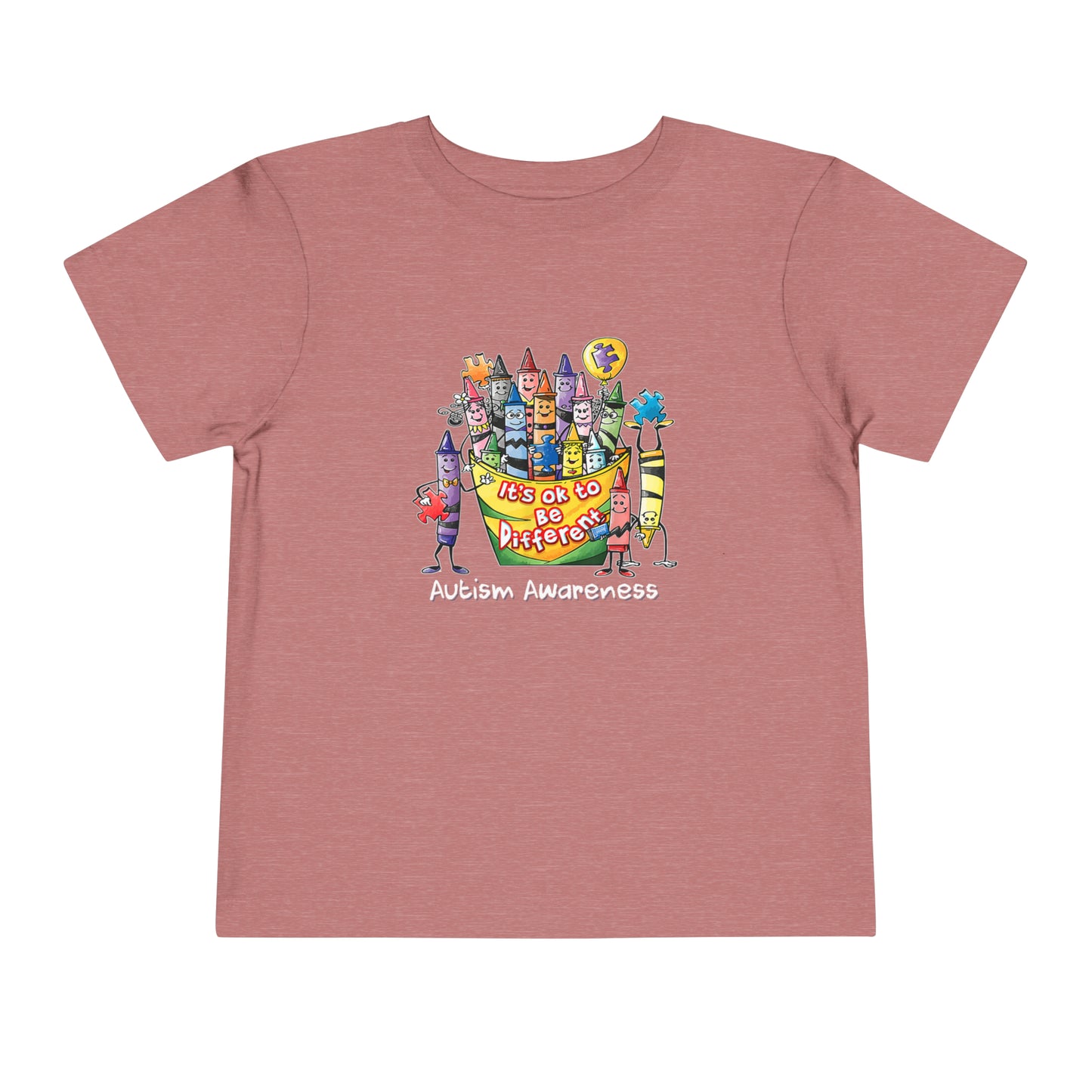 It’s okay to be different Toddler Short Sleeve Tee