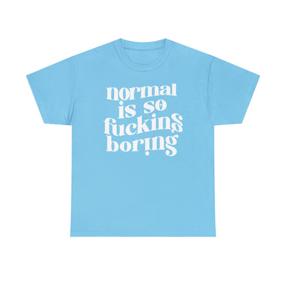 Don't be boring Unisex Heavy Cotton Tee