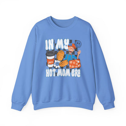 In my hot blippi mom era Unisex Heavy Blend™ Crewneck Sweatshirt