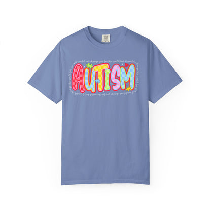T-Shirt — Colorful 'Autism' Pride Graphic Tee