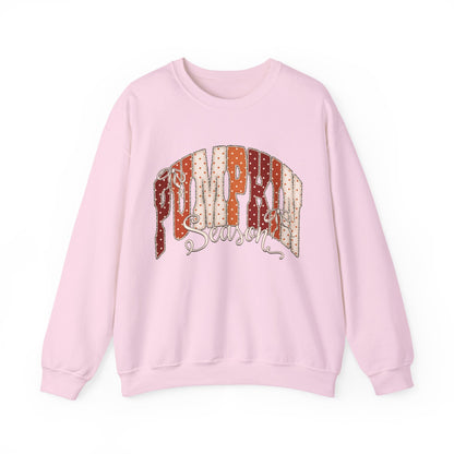 Varsity pumpkin seasons Unisex Heavy Blend™ Crewneck Sweatshirt