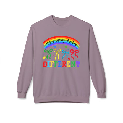 It’s OK to Be Different Rainbow Crewneck sweatshirt