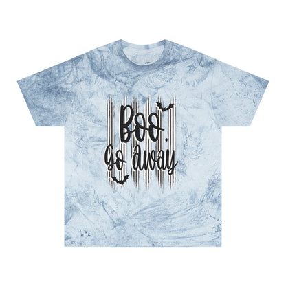 Boo go away Unisex Color Blast T-Shirt l'