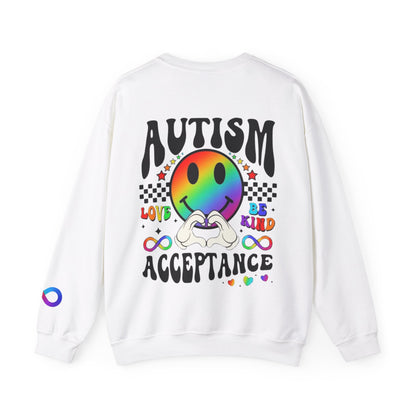 autism acceptance Unisex Heavy Blend™ Crewneck Sweatshirt