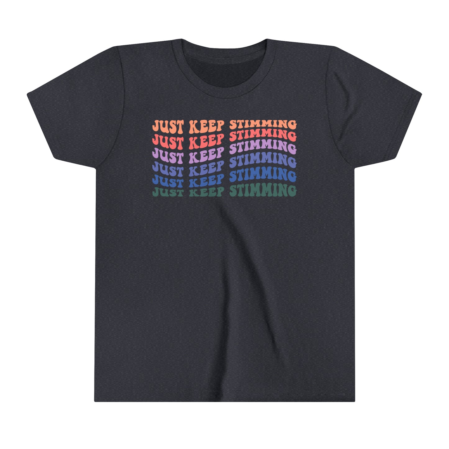 just keep stimming Youth Short Sleeve Tee