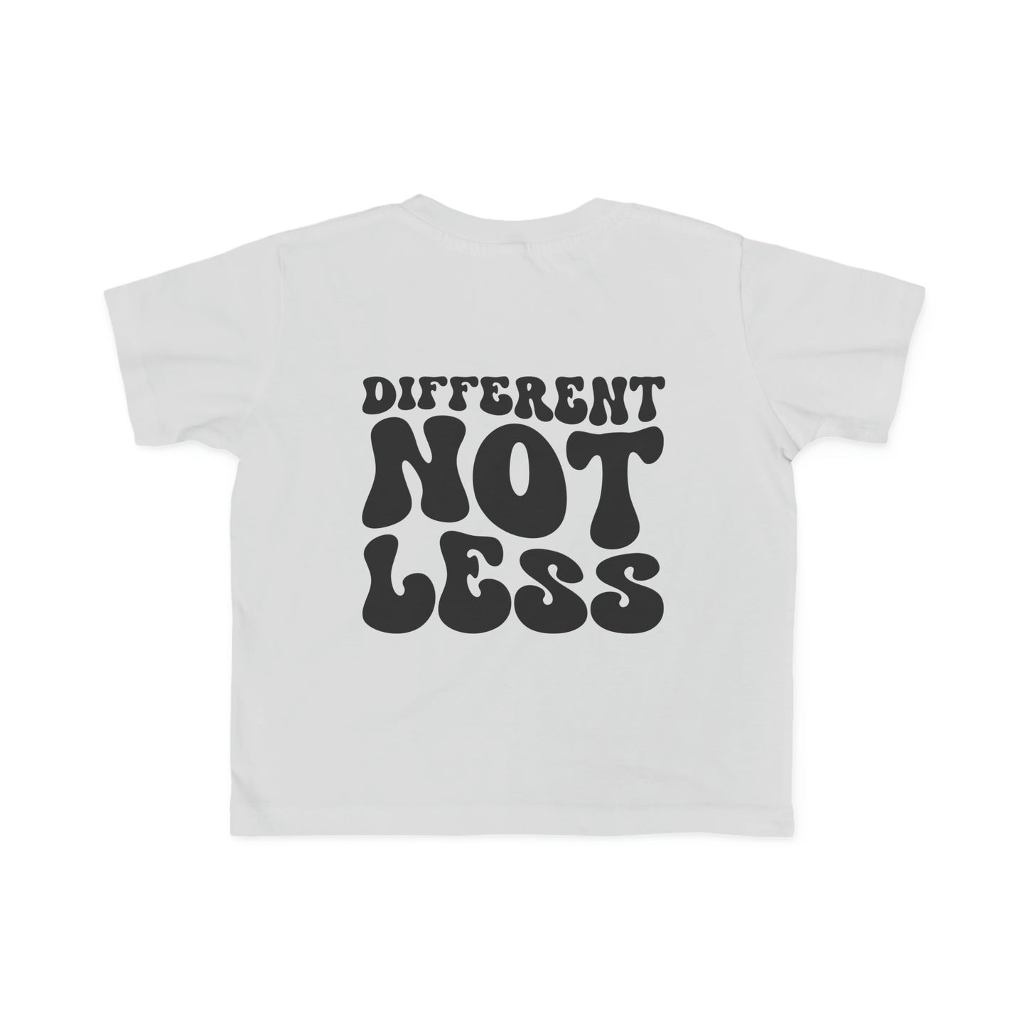 different not less Toddler's Fine Jersey Tee