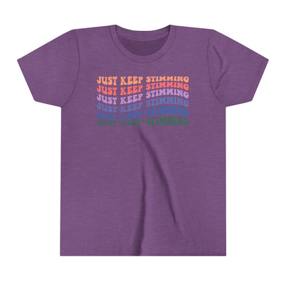 just keep stimming Youth Short Sleeve Tee