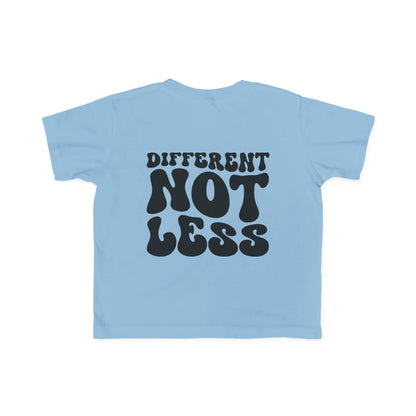 different not less Toddler's Fine Jersey Tee