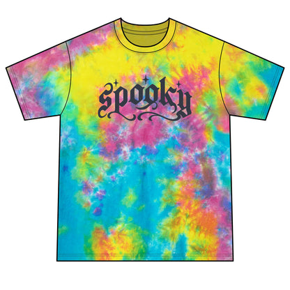 Spooky Unisex Crystal Tie-Dye Tee