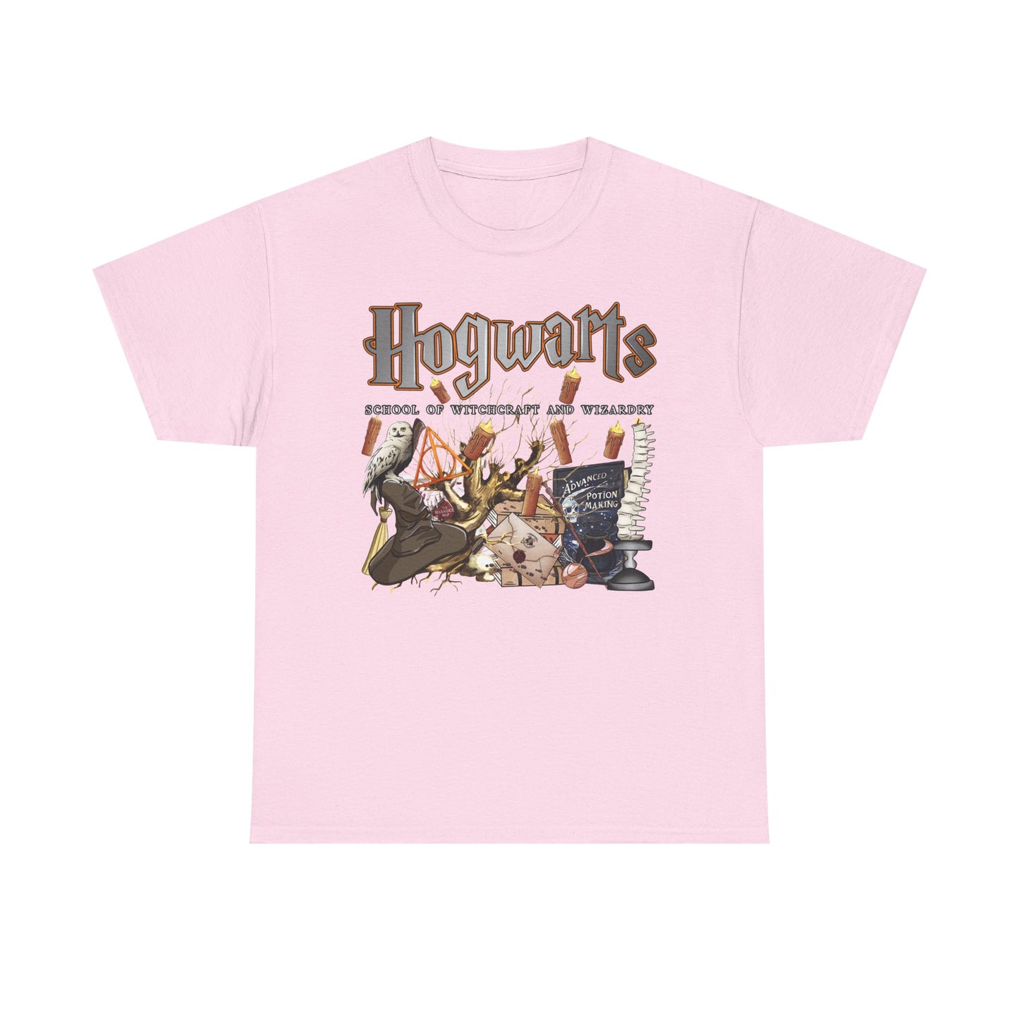 Hogwarts-Themed Unisex Cotton Tee