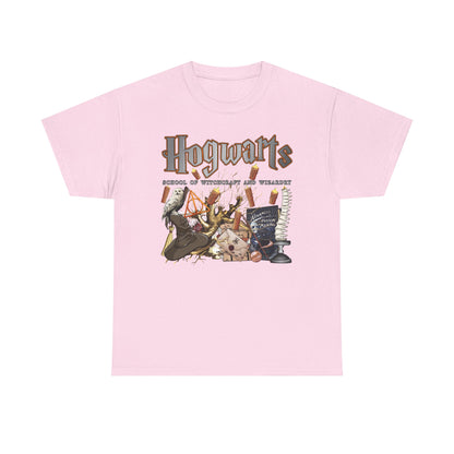 Hogwarts-Themed Unisex Cotton Tee