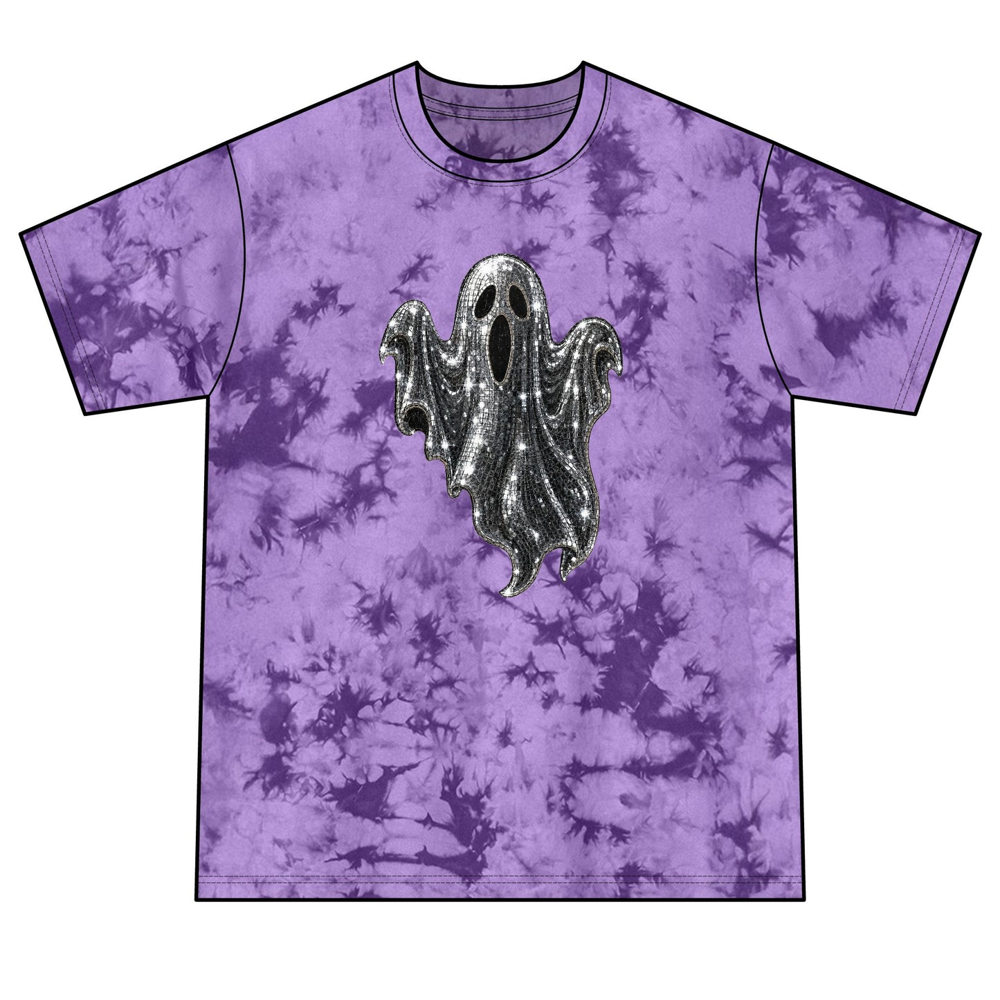 Ghost Unisex Crystal Tie-Dye Tee