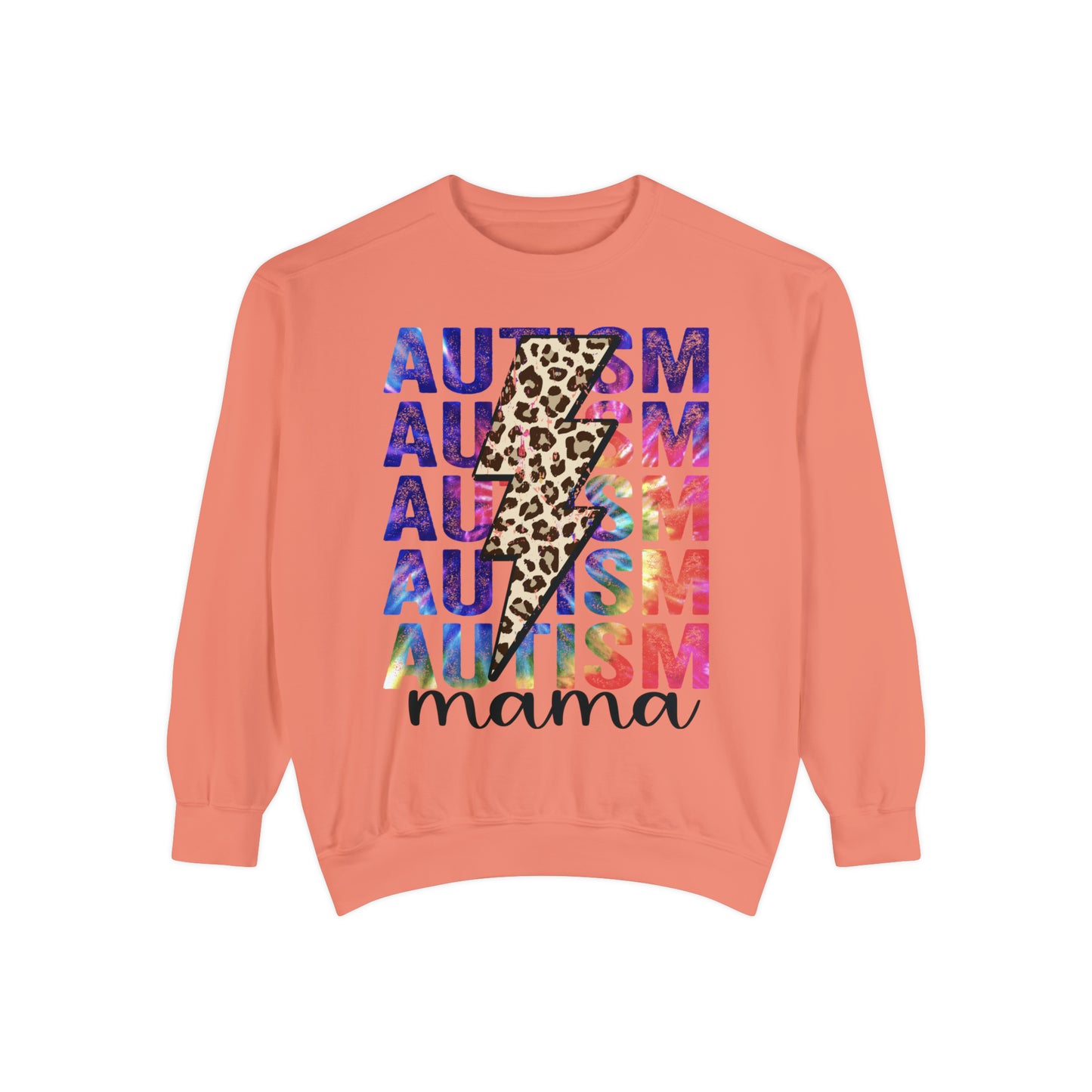 Autism Mom Unisex Garment-Dyed Sweatshirt