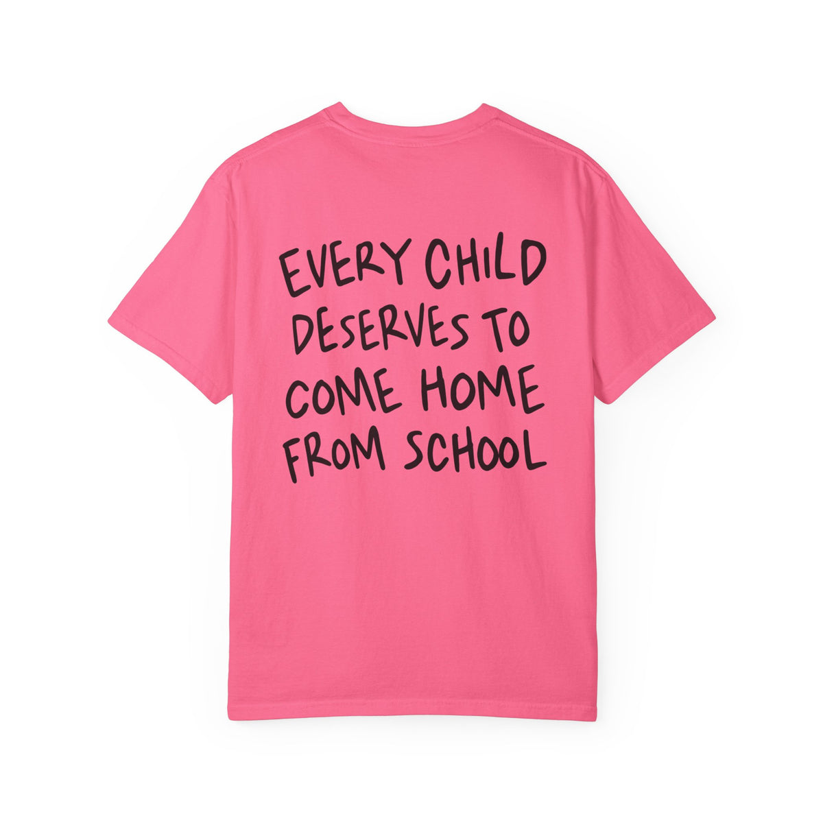 Every child back design Unisex Garment-Dyed T-shirt