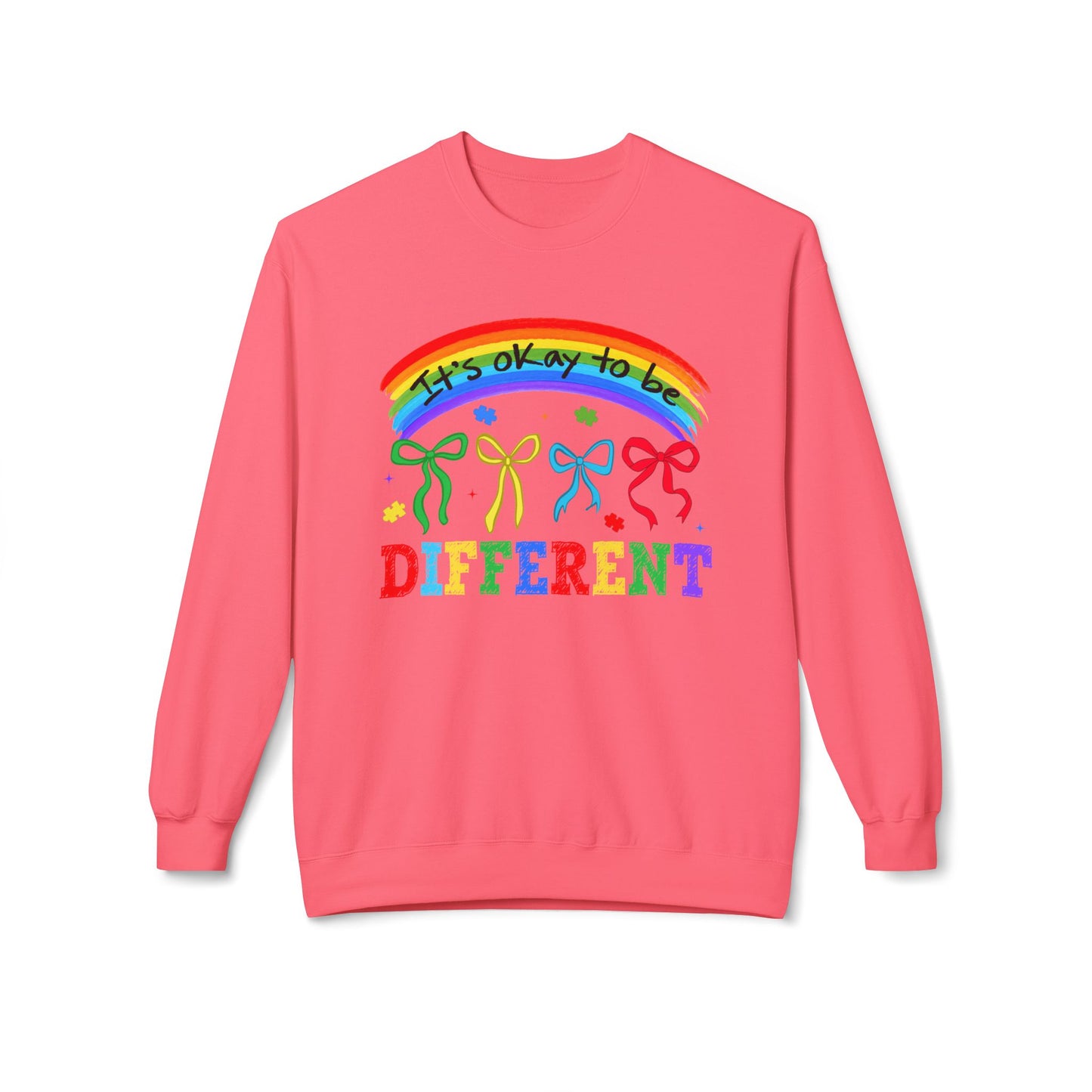 It’s OK to Be Different Rainbow Crewneck sweatshirt