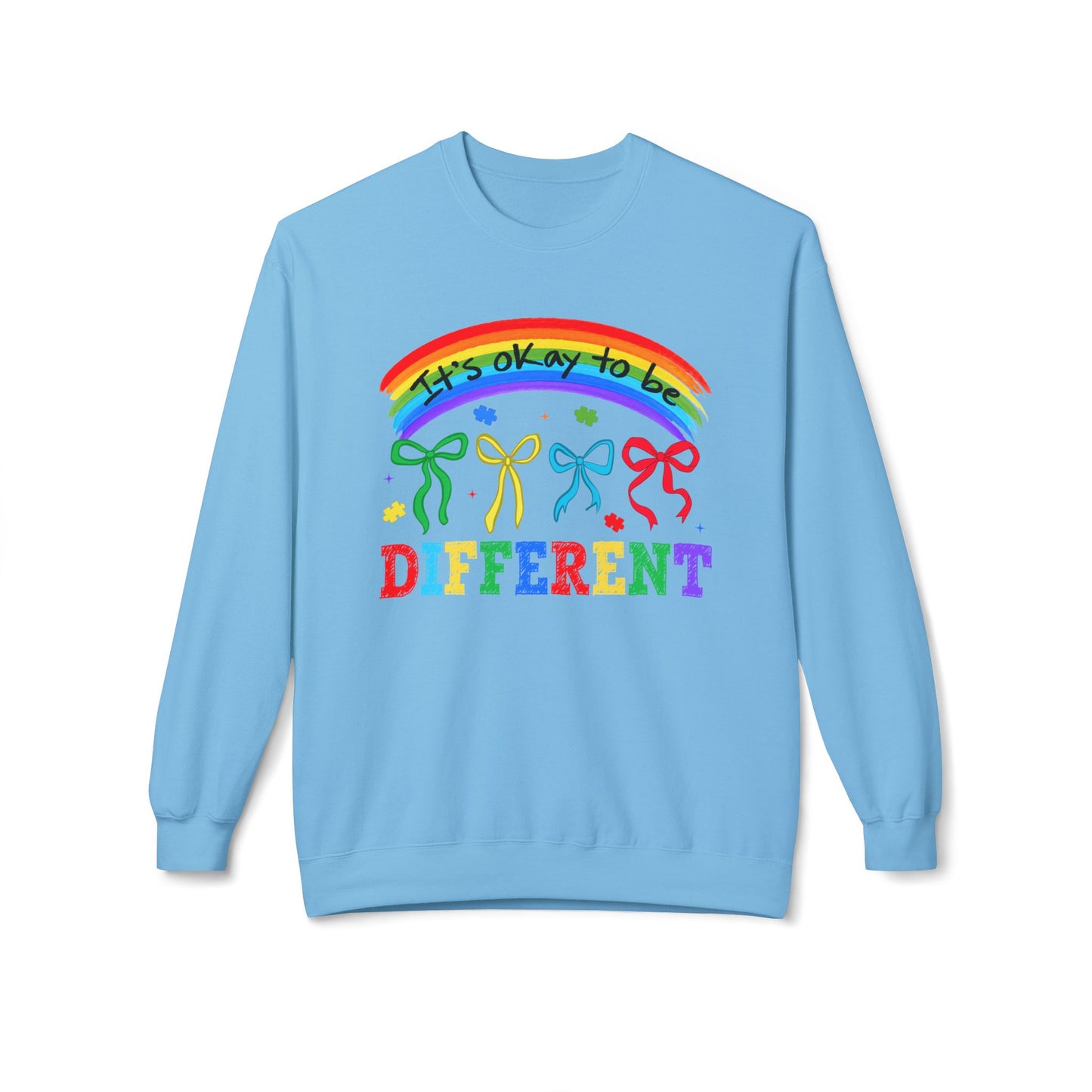 It’s OK to Be Different Rainbow Crewneck sweatshirt