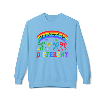 It’s OK to Be Different Rainbow Crewneck sweatshirt