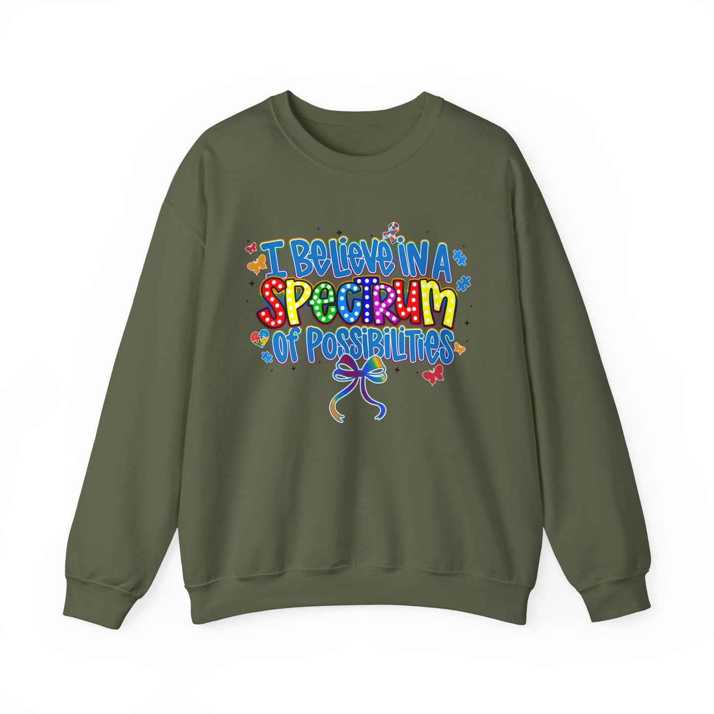 "I Believe in a Spectrum of Possibilities" Colorful Pride Design