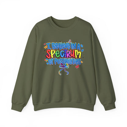 "I Believe in a Spectrum of Possibilities" Colorful Pride Design