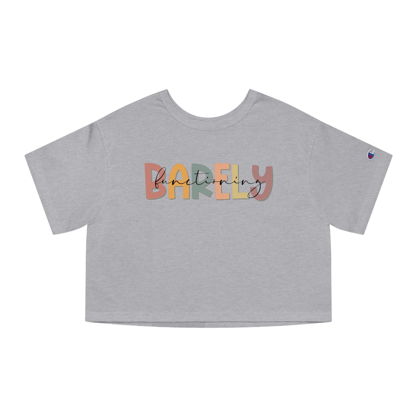 barely functioning Champion Women's Heritage Cropped T-Shirt