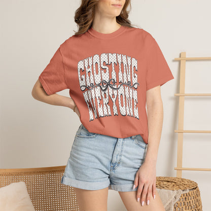 Ghosting everyone Unisex Garment-Dyed T-shirt