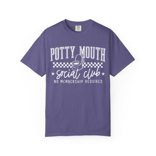 Potty Mouth Social Club T-Shirt — Funny Toilet Graphic Tee