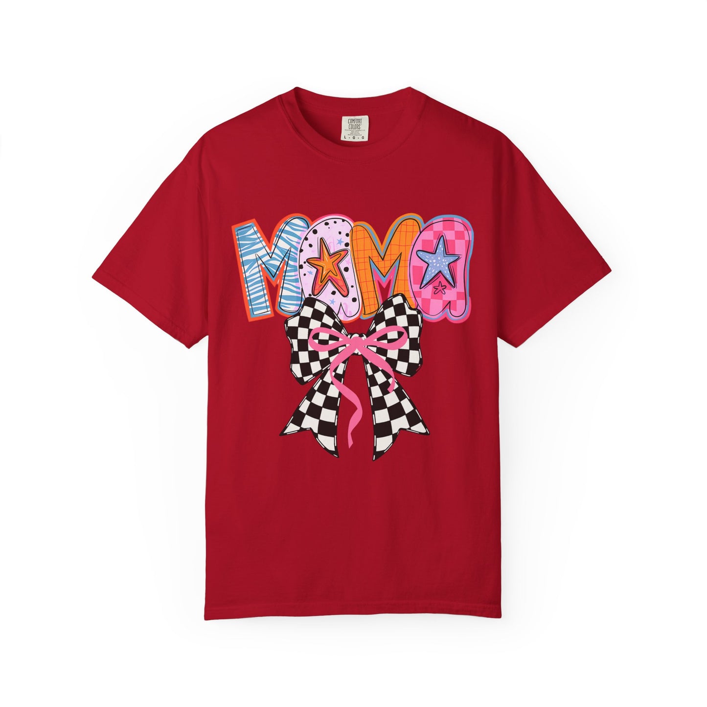 Vibrant Mom T-Shirt | Fun Gift for Mothers, Cute Family Outing Tee, Mother's Day Apparel, Colorful Graphic Shirt, Casual Everyday Wear