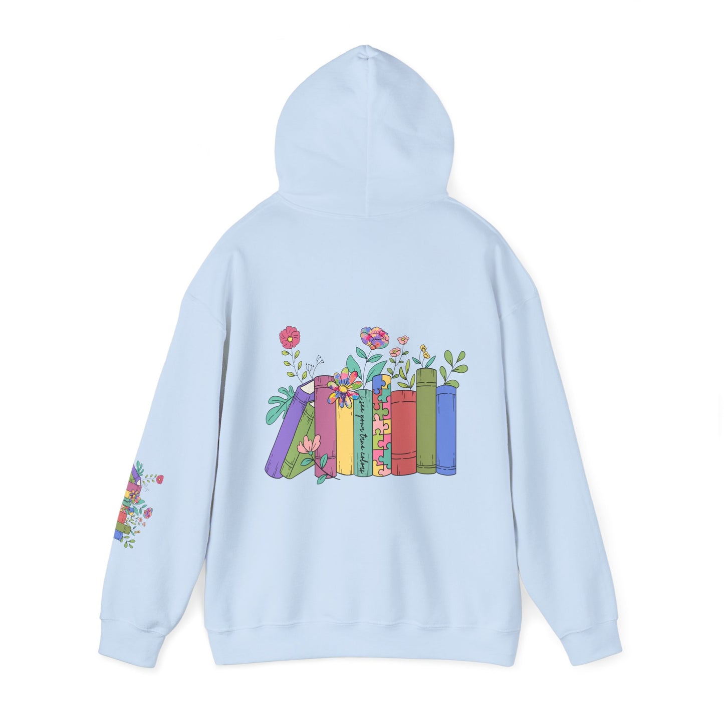 define autism Unisex Heavy Blend™ Hooded Sweatshirt