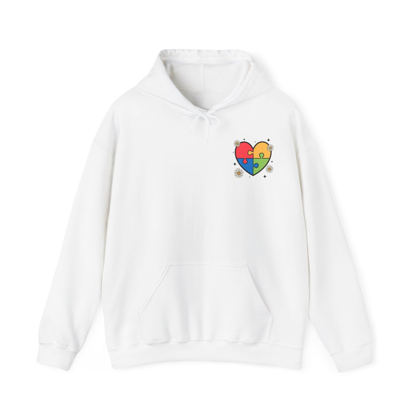 love doesn't need words Unisex Heavy Blend™ Hooded Sweatshirt