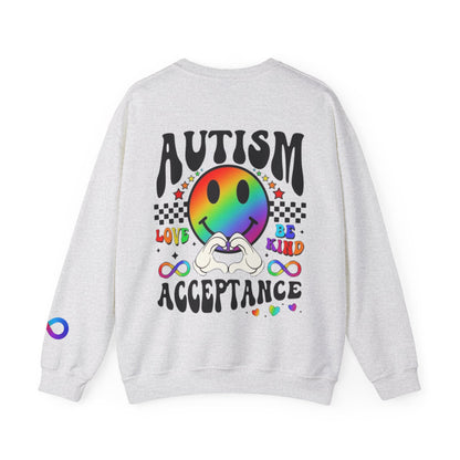 autism acceptance Unisex Heavy Blend™ Crewneck Sweatshirt