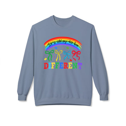 It’s OK to Be Different Rainbow Crewneck sweatshirt