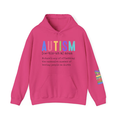 define autism Unisex Heavy Blend™ Hooded Sweatshirt